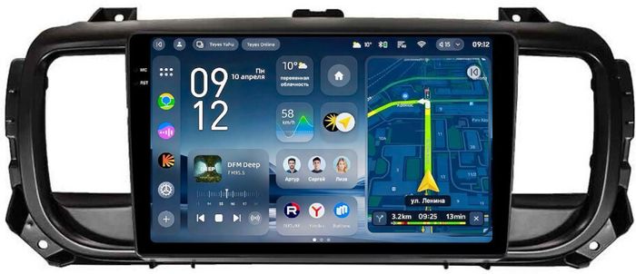 Магнитола для Peugeot Traveller/Expert, Citroen SpaceTourer/Jumpy, Opel Zafira Life/Vivaro - Teyes CC4-PRO монитор 9.5" 2K QLED на Android 13, Snapdragon 778G, ИИ, CarPlay, DSP, 4G SIM-слот