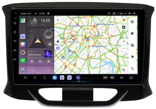 Магнитола для Lada Xray 2016+ - Kuberg OL-9064 QLed, Android 13, TS20, CarPlay, SIM-слот