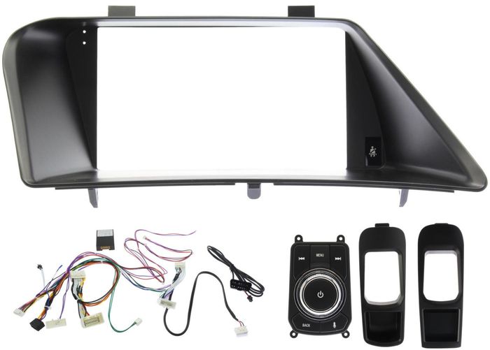 Магнитола для Lexus RX270, RX350 AL10 2009-2015 (монохром, рамка 9, джойстик в комплекте) - FarCar DX9-9634F1A монитор 9.5" IPS на Android 13, 4+64Гб, CarPlay