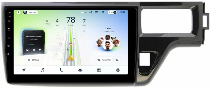 Магнитола для Honda Stepwgn 5 2015-2021 - Teyes CC4L монитор 10" IPS на Android 14, Snapdragon 662, CarPlay, 4G SIM-слот