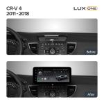 Магнитола для Honda CR-V 2012-2018 - Kuberg монитор 12.5" в стиле LEXUS на Android 12, 2К экран, Быстрая, CarPlay, 4G SIM-слот