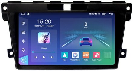 Магнитола для Mazda CX-7 2007-2012 - Parafar PF097RN2K на Android 13, QLED+2K, ТОП процессор, 4Гб+32Гб, CarPlay, 4G SIM-слот