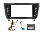 Комплект рамки с разъёмами 9" Nissan Qashqai J11, X-Trail T32 2014-2022 (без 360) маленькая с кнопками
