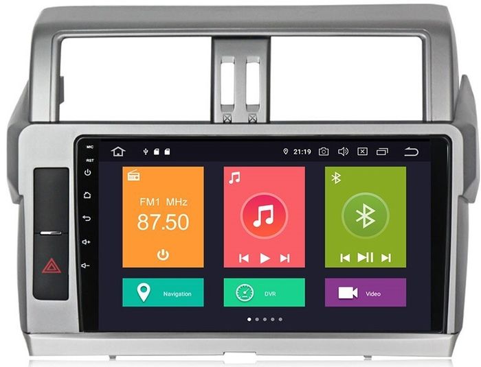 Магнитола для Toyota Land Cruiser Prado 150 2014-2017 - Kuberg MKD-T1048-P6 на Android 10, 6-ТУРБО ядер, 4ГБ-64ГБ