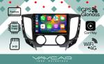 Магнитола для Mitsubishi L200 2015-2024 (кондиционер) - Vaycar VA47-5198 на Android 13, Быстрая, 4G SIM-слот