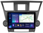 Магнитола для Toyota Highlander 2 XU40 2007-2013 (крутилки декоративные) - Teyes CC3-2K QLed Android 10, ТОП процессор, SIM-слот, CarPlay
