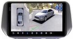 Магнитола для Hyundai Santa Fe 4 2018-2020 - FarCar BX1124M-360 монитор 10.36" 2K QLED на Android 13, Быстрая, CarPlay, 4G SIM-слот, 4 камеры в комплекте