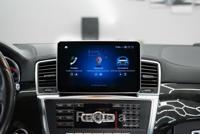 Магнитола для Mercedes-Benz ML (W166), GL (X166) 2011-2015 NTG 4.5/4.7 - RDL-7702 монитор 9" на Android 13, 8Гб+128Гб, CarPlay, 4G SIM-слот
