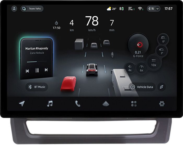 Магнитола для Mitsubishi ASX 2020+ (ШГУ 8", рамка тип 1) - Teyes CC4-PRO монитор 13" 2K QLED на Android 13, Быстрейшая, Snapdragon 778G, ИИ, CarPlay, DSP, 4G SIM-слот