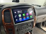 Магнитола для Toyota Land Cruiser 100, Lexus LX470 2002-2007 (климат на цветном экране) - Kuberg QLed, Android 13, TS20, CarPlay, SIM-слот