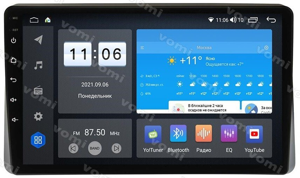 Магнитола для Renault Arkana 2019+, Duster 2020+ (большой экран) - AK555R10-MTK-LTE Android 10, 8-ядер, 4-64Гб, SIM-слот