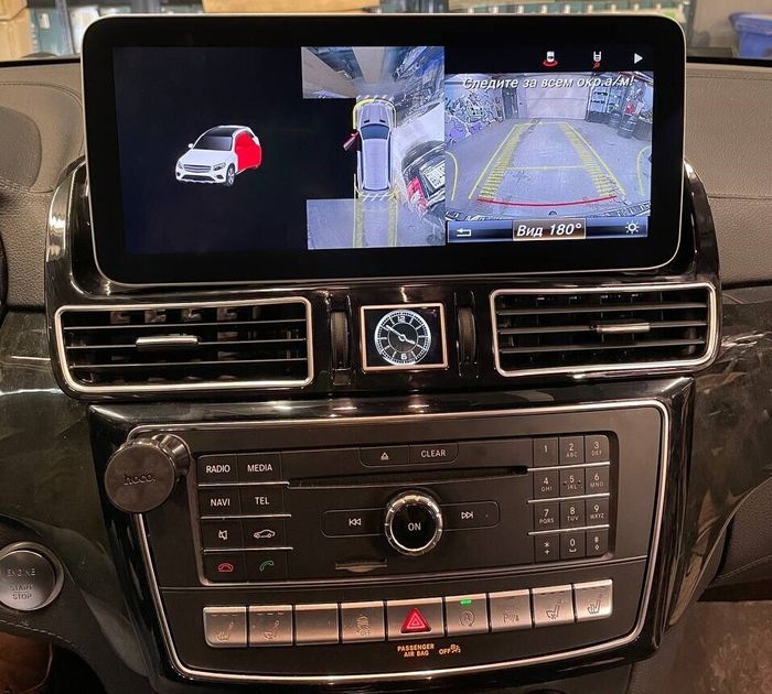 Магнитола для Mercedes-Benz GLS 2016-2019 X166 - Parafar PF7129A138/128GLS монитор 12.3" на Android 13, 8Гб+128Гб, CarPlay, 4G SIM-слот