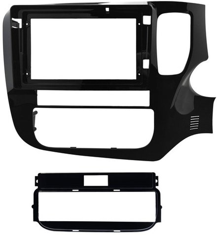 Магнитола для Mitsubishi Outlander 3 2012-2021 (правый руль) - FarCar 7263R9 монитор 9.5" QLED на Android 14, TS18, CarPlay, 4G SIM-слот