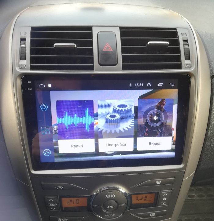 Магнитола для Toyota Corolla 2006-2013 - Airoc 2K AU-1104 Android 13, TS20, 12/512Гб, SIM-слот