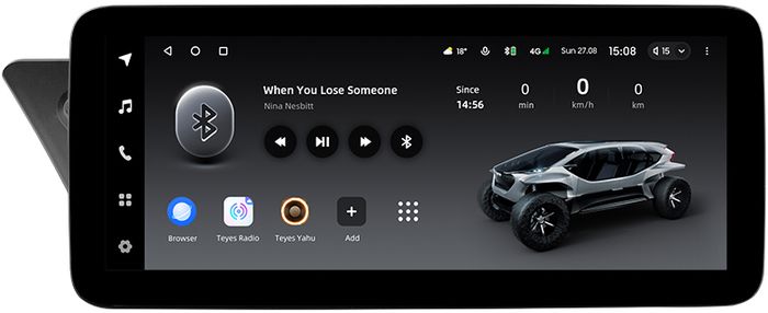 Магнитола для Mercedes-Benz E W212 седан левый руль 2012-2015 NTG 4.5 - Teyes LUX ONE монитор 12.3", Android 10, 6+128Гб, CarPlay, 4G SIM-слот