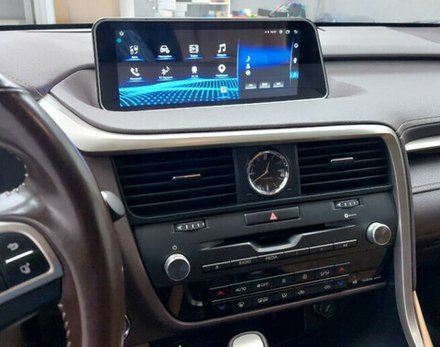 Магнитола для Lexus RX200t, RX300, RX350, RX450h 2015-2019 AL20 (взамен 12" экрана) - Carsys LRX-H монитор 12.3", Android 10, 8Гб+128Гб, CarPlay, 4G SIM-слот
