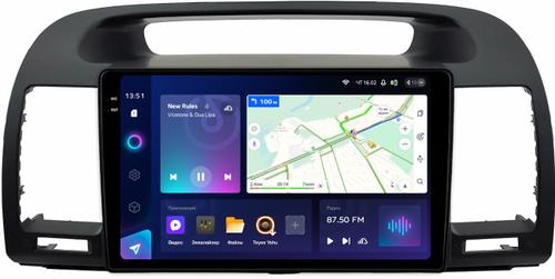 Магнитола для Toyota Camry 30 2001-2006 (рамка черная) - Teyes CC3-2K монитор 9.5" 2K QLED на Android 10, ТОП процессор, CarPlay, 4G SIM-слот