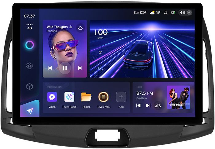 Магнитола для Hyundai Elantra 4 2006-2011 - Teyes CC3-2K монитор 13", QLED+2K, Android 10, Быстрая, 4G SIM-слот, CarPlay