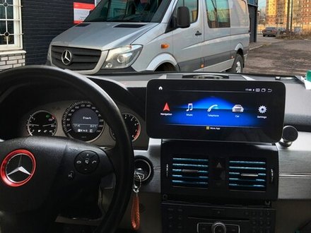Магнитола для Mercedes-Benz GLK 2008-2012 NTG 4.0 - Parafar PF6153A138/128GLK монитор 10.25" на Android 13, 8Гб+128Гб, CarPlay, 4G SIM-слот