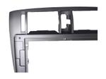Комплект рамки с разъёмами 10" Chevrolet Lacetti седан, Daewoo/Ravon Gentra (серебро климат)