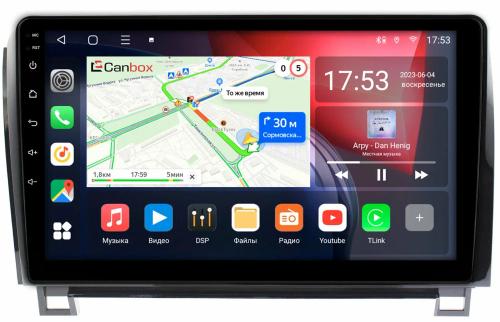 Магнитола для Toyota Tundra XK50 2007-2013, Sequoia XK60 2007-2022 - Canbox 1062/1055 Qled, Android 10, Быстрая, SIM-слот