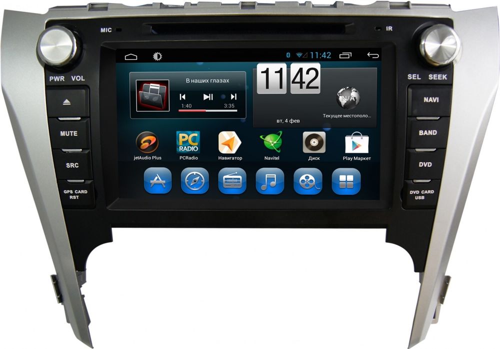 Магнитола для Toyota Camry 2011-2014 - Kuberg KR-8010-S9 на Android, 8-ЯДЕР, 4ГБ-64ГБ, SIM-слот