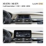 Магнитола для BMW X5 E70, X6 E71 2009-2014 CIC - Teyes LUX ONE 360 монитор 12.3" 2K QLED на Android 10, Быстрая, CarPlay, 4G SIM-слот, 4 камеры в комплекте