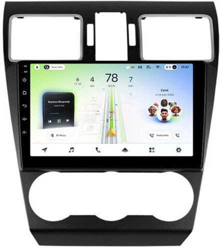 Магнитола для Subaru Forester 4 2015-2018, Impreza 4, XV 1 - Teyes CC4L монитор 9" IPS на Android 14, Snapdragon 662, CarPlay, 4G SIM-слот