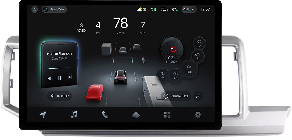Магнитола для Honda Stepwgn 4 2009-2015 (правый руль) - Teyes CC4-PRO монитор 13" 2K QLED на Android 13, Snapdragon 778G, ИИ, CarPlay, DSP, 4G SIM-слот