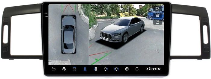 Магнитола для Infiniti M35, M45 Y50 2004-2009 - Teyes CC3-2K-360 монитор 9.5" 2K QLED на Android 10, 6Гб+128Гб, CarPlay, 4G SIM-слот, 4 камеры в комплекте