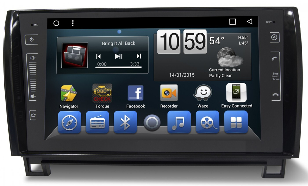 Магнитола для Toyota Tundra XK50 2007-2013,  Sequoia XK60 2007-2022 - Kuberg KR-9077-T8 на Android 9, 8-ЯДЕР и 2ГБ-32ГБ