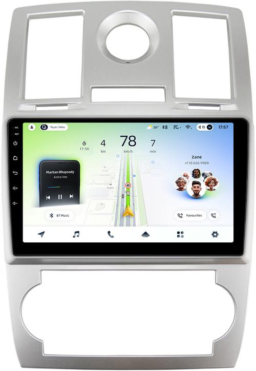 Магнитола для Chrysler 300C 2004-2007 (дорестайл) - Teyes CC4L монитор 9" IPS на Android 14, Быстрая, Snapdragon 662, CarPlay, 4G SIM-слот