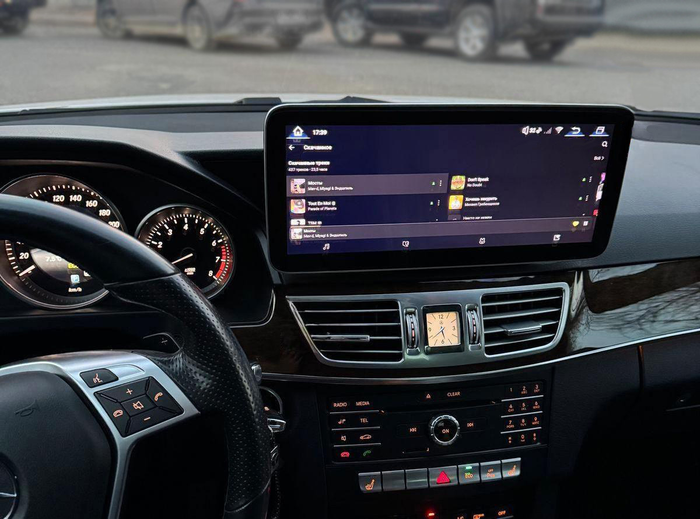 Магнитола для Mercedes-Benz E-класс (W212 седан) 2009-2012 NTG 4.0 - Kuberg MKD монитор 12.3", Android 11, 6Гб+128Гб, CarPlay, SIM-слот