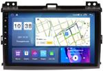 Магнитола для Toyota Land Cruiser Prado 120, Lexus GX470 (экран климата внизу) - Parafar PF456UHD на Android 13, Быстрая, QLED, CarPlay, 4G SIM-слот