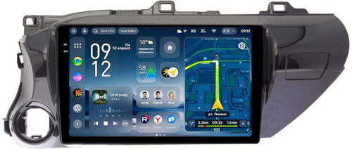 Магнитола для Toyota Hilux 8 2015-2023+ - Teyes CC4-PRO монитор 10.36" 2K QLED на Android 13, Snapdragon 778G, ИИ, CarPlay, DSP, 4G SIM-слот