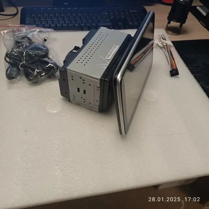 2DIN магнитола с поворотным экраном 10" - Kuberg KP-1008-6128-на Android 14, Быстрая, CarPlay, 4G SIM-слот