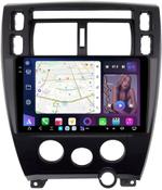 Магнитола для Hyundai Tucson 1 2004-2009 (рамка черная) - FarCar S500-TS20 монитор 10.36" 2K QLED на Android 14, Быстрейшая, CarPlay, 4G SIM-слот