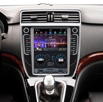 Магнитола для Haval H6 2014-2022 - Kuberg ZF-1027-DSP вертикальный экран 10.4" в стиле "Тесла" на Android 9, 4/64ГБ