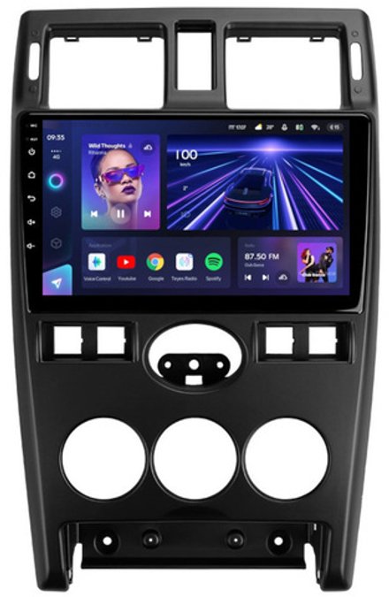 Магнитола для Lada Priora 2007-2013 (рамка черная) - Teyes CC3L на Android 10, 8-ядер, CarPlay, 4G SIM-слот
