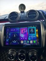 Магнитола для Suzuki Swift 5 2016-2023 (рамка матовая 9) - FarCar S500-TS20 монитор 9.5" 2K QLED на Android 14, Быстрейшая, CarPlay, 4G SIM-слот