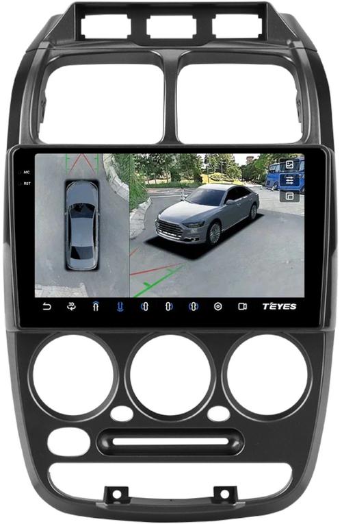 Магнитола для Hyundai Accent 2000-2011 (рамка 3 кнопки) - Teyes CC3-2K-360 монитор 9.5" 2K QLED на Android 10, Быстрая, CarPlay, 4G SIM-слот, 4 камеры в комплекте