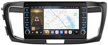 Магнитола для Honda Accord 9 2013-2015 (CR2) - Kuberg OL-1642 (кнопки и крутилки), Android 12, TS10, CarPlay, 4G SIM-слот