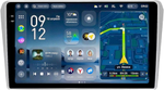 Магнитола для Toyota Avensis T250 2003-2009 (рамка серебро) - Teyes CC4-PRO монитор 9.5" 2K QLED на Android 13, Snapdragon 778G, ИИ, CarPlay, DSP, 4G SIM-слот