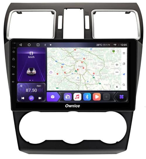 Магнитола для Subaru Forester, Impreza, XV 2015-2018 - Kuberg OL-9511-3 QLed, Android 12, TS10, CarPlay, 4G SIM-слот