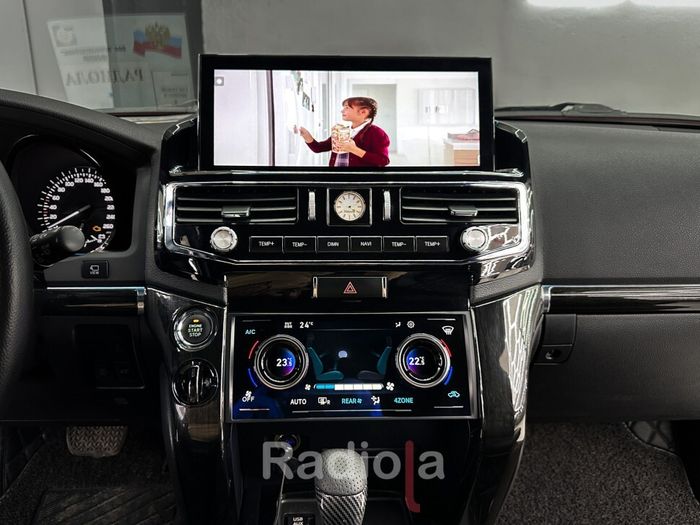 Цифровая панель климата Toyota Land Cruiser 200 2007-2015 - RDL-LC200 с экраном LCD/ЖК