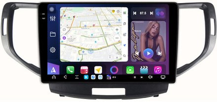 Магнитола для Honda Accord 8 2008-2012 - FarCar XXL3236M монитор 9.5" 2K QLED на Android 14, TS20, 8+256Гб, CarPlay, 4G SIM-слот