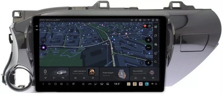 Магнитола для Toyota Hilux 8 2015-2023+ - Kuberg SF-1686 QLed+2K, Android 13, UIS7870 (DUDU7), CarPlay, SIM-слот