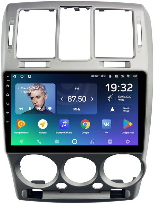 Магнитола для Hyundai Getz 2002-2011 (рамка серебро) - Teyes CC2 PLUS Android 10, ТОП процессор, 4-64, SIM-слот