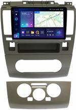 Магнитола для Nissan Tiida C11 2004-2013 (кондиционер/климат с прямоугольным экранчиком, рамка серая) - Teyes CC3-2K QLed Android 10, Быстрая, SIM-слот, CarPlay