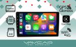 Магнитола для Opel Astra H, Antara, Corsa, Vectra, Zafira B вниз (черна) - Vaycar VA55-0019 на Android 13, Быстрая, 4G SIM-слот